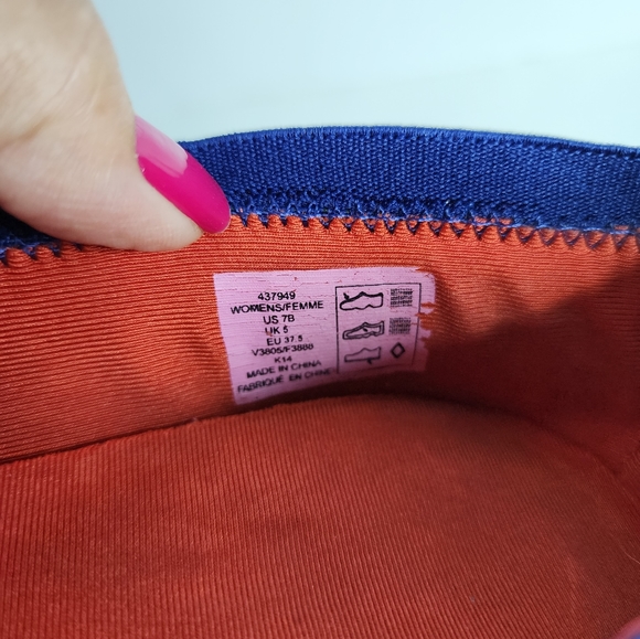 Lands End stripe slip on sneakers - Picture 10 of 11